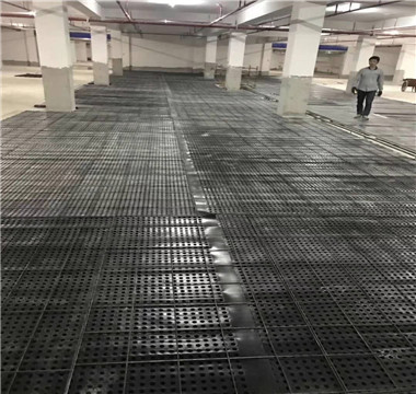 10mm排水板“程源”地下室车库施工介绍